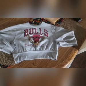 Nba chicago bulls crop sweatshirt